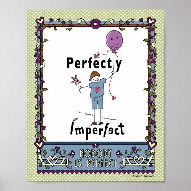Póster 2A_Print 8"x10" Perfectamente imperfecto (Frente)