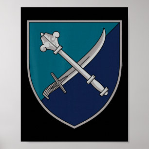 Póster 30º Cuerpo de Infantería Naval (Ucrania) Milicia U