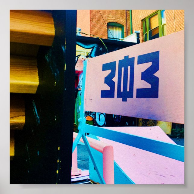 Póster 303 callejón de colfax colorado (Frente)
