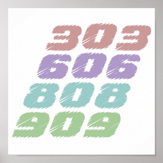 Póster 303 Poster técnico (Frente)