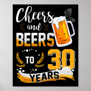 Póster 30.ª Alegría Y Cerveza Fiesta A 30 Años