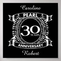 30.º boda de perlas escudo