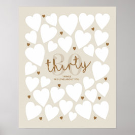 Póster 30 cosas que amamos de ti