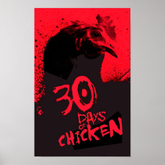 Póster 30 DAYS Of CHICKEN