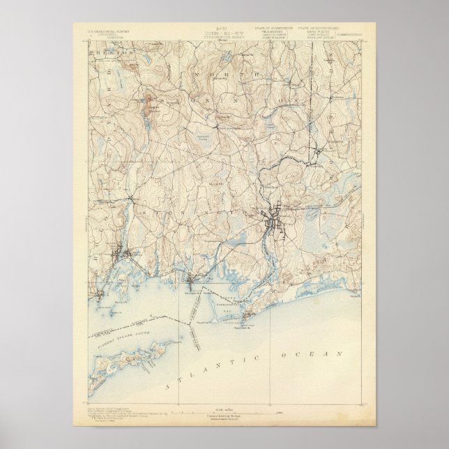 Póster 30 Hoja de Stonington (Frente)