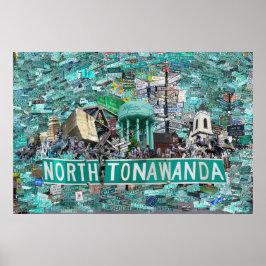 Póster 30x20 Print - The Streets of North Tonawanda NY 