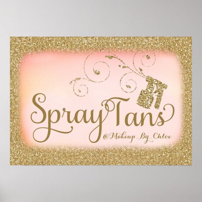 Póster 311 Purpurina Spray Tan Poster A2 (Frente)