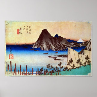 PÓSTER 31. 舞坂宿, 広重