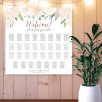 31 Tabla de asientos para Bodas de Rosas de color