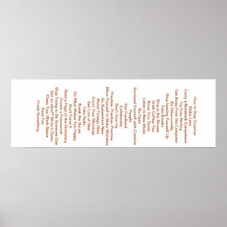 Póster 33 Formas De Seguir Siendo Creativo