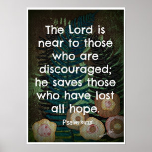 Póster 34:18 de las palmas