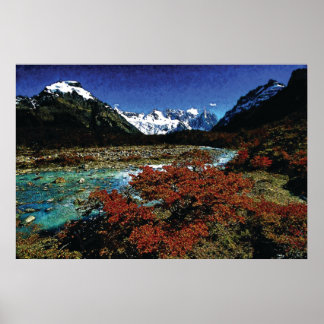 Póster 34 cmyk detallado del aceite