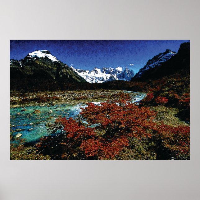 Póster 34 cmyk detallado del aceite (Frente)