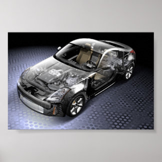 Póster 350Z Plata interna