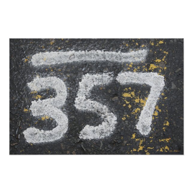 Póster 357 Número de Mason y Número de Ángel (Anverso)