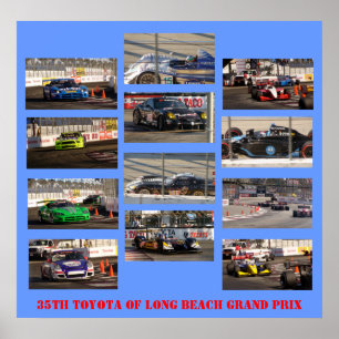 Póster 35to TOYOTA de Long Beach Grand Prix