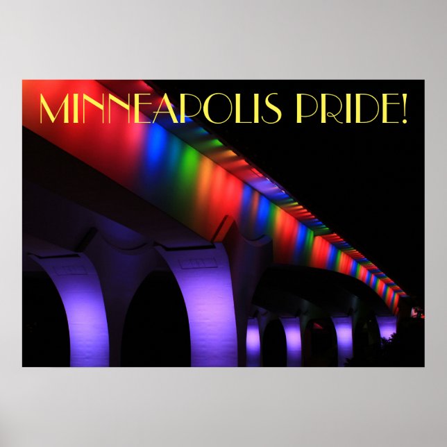 Póster 35W Bridge Minneapolis - Orgullo Gay (Frente)