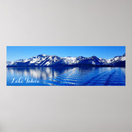PÓSTER 36" X 12" GORGEOUS LAKE TAHOE POSTER (MATTE)