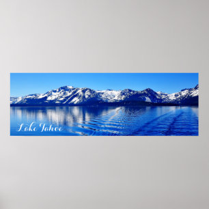 PÓSTER 36" X 12" GORGEOUS LAKE TAHOE POSTER (MATTE)