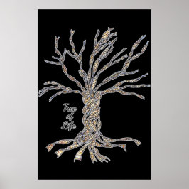 Póster 36 " x 24" poster, negro