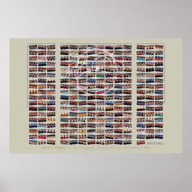 Póster 36x24 Proyecto sin problemas en el Poster del Teat (Frente)