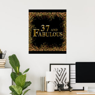 Póster 37º Cumpleaños