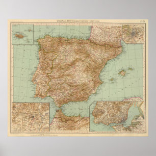 Póster 3738 España, Portugal