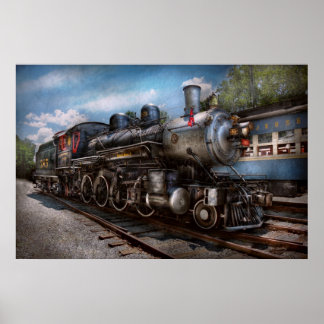 Póster 385 - Tren - Vapor - 385 Totalmente restaurado