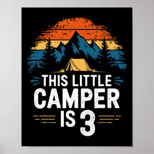 Póster 3.ª Camisa De Cumpleaños Para Niños De 3 Años