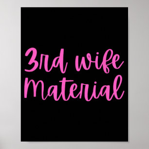 Póster 3.ª Esposa Material De La Novia Para Ser El Tercer