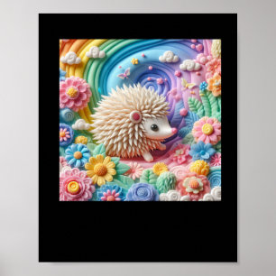 Póster 3.ª Pegatina de Hedgehog