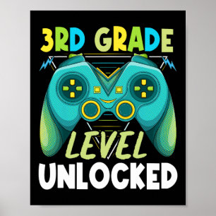 Póster 3.ᵉʳ Grado Desbloqueado Primer Día De Vuelta A La 