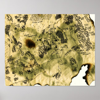 Póster 3.ᵉʳ mapa del reino olvidado