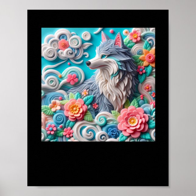 Póster 3.ᵉʳ Pegatina de Fox (Frente)