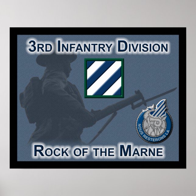 Póster 3.ᵉʳ Poster de la División de Infantería (Frente)
