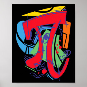 Póster 3.14 Diseño De Matemáticas Para El Día Pi