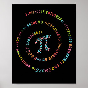 Póster 3.14 Pi Número Math Lover