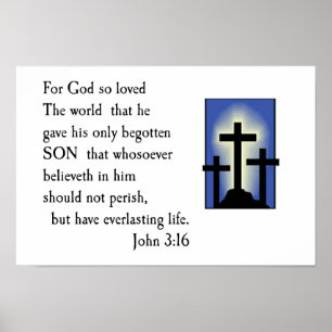 Póster 3:16 de Juan
