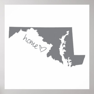 Póster <3 casero Maryland