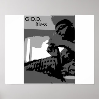Póster 3 colores3, G.O.D., Bless