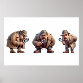 Póster 3 Investigadores privados que buscan pistas