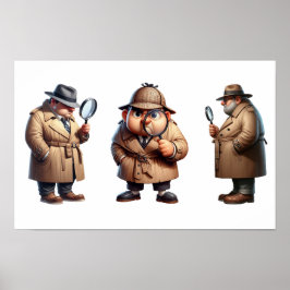 Póster 3 Investigadores privados que buscan pistas