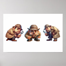 Póster 3 Investigadores privados que buscan pistas