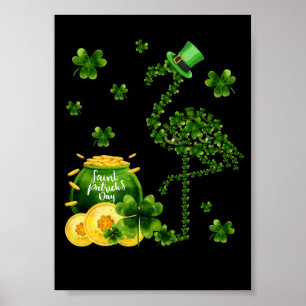 Póster 3 Lindos Flamenco de Trébol de San Patricio para A