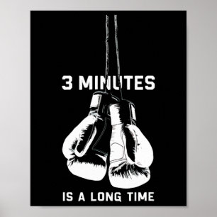 Póster 3 Minutos Es Un Largo Tiempo Boxeo Kickboxing Dive