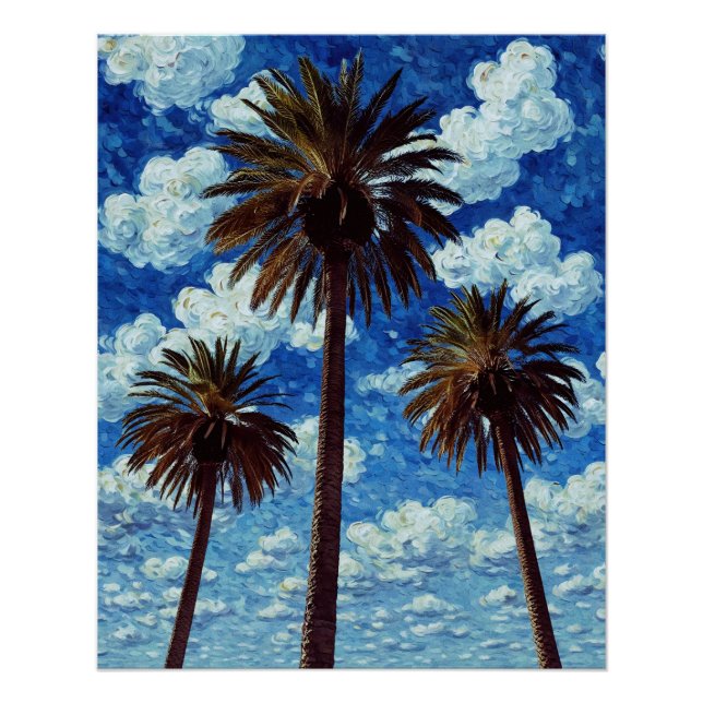 Póster 3 palmas (Anverso)