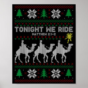 Póster 3 Reyes Magos esta noche cabalgamos navidad