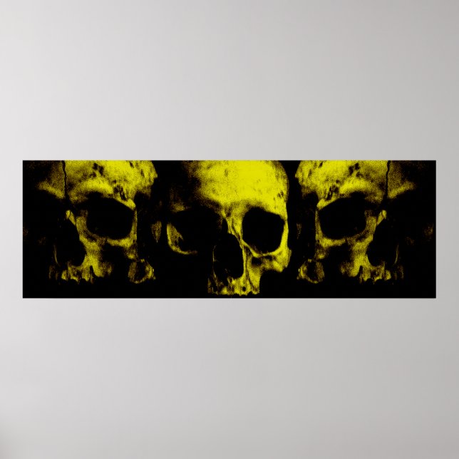 Póster 3 skulls (Frente)