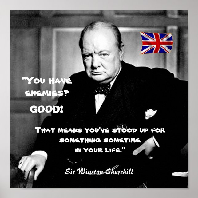 Póster #3 - "Sobre tener enemigos" (Frente)