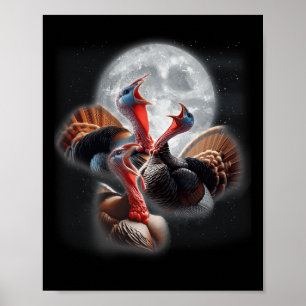 Póster 3 Turros Aplastando En La Cacería De Turquía En La